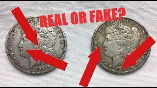 How can I tell if my Morgan Silver Dollar is real or fake [upl. by Osicran692]