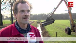 Waterschap druk met controleren schouwsloten [upl. by Alekin]