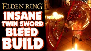 Katana Twin Sword BEST Bleed Build  Eleonoras Poleblade Showcase  Elden Ring PS5 Gameplay [upl. by Gitlow227]