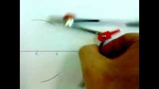 Drawing a Hyperbola using a Compass [upl. by Nylavad]