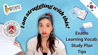 SOGANG UNIVERSITY KLEC Midterms Thoughts 🇰🇷 Learning Vocabulary Exams Study Plans Tips [upl. by Sanders]