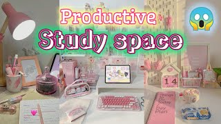 How to create a productive study space 📚 for full concentration [upl. by Diraj312]