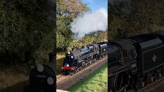 Standard 5 No 73082 ‘Camelot’ Thunders Up Freshfield Bank [upl. by Parrisch]