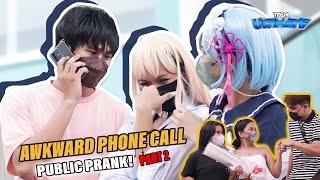 Awkward Phone Call Prank Part 2 quotHokage Movesquot [upl. by Ayel]