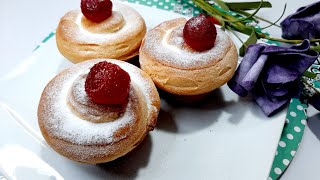 كروفنالروسي  لماذا لم اجرب هذه الوصفة من قبل ❓❗ حلويات مختلفة كروفنcruffin [upl. by Lillis39]