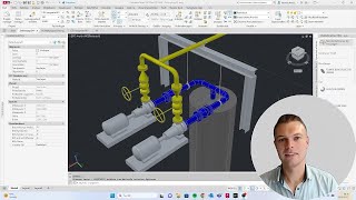 AutoCAD Plant 3D Tutorial – Anlagen und Rohrleitungsplanung Teil 33 [upl. by Nauaj150]