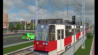 Sterowanie zwrotnicą tramwajową symulator MaSzyna [upl. by Elatnahc]