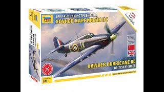 Quick Snip Review Zvezda 172 Hawker Hurricane IIC [upl. by Akemaj778]