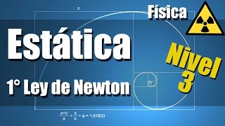 Estática Ejercicios Resueltos Nivel 3 Primera ley de Newton [upl. by Nahtnamas62]