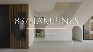 Home Tour  Modern Luxury amp Scandinavian HDB Maisonette  857 Tampines [upl. by Bain]