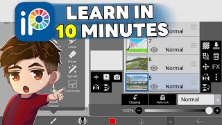 【ibispaint x】 Full Tutorial For Beginners [upl. by Nehtiek]