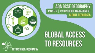 Global Access to Resources  AQA GCSE Geography  Global Resources 1 [upl. by Nahta929]