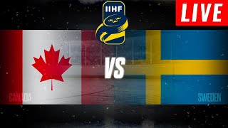 Canada vs Sweden World Juniors LIVE  IIHF WJC U20 Hockey 2024 Stream Coverage PxP [upl. by Amle140]