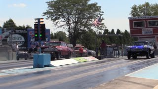 Brew City Gassers with a couple 9 second passes at the 2024 Time Machine Nationals [upl. by Hsevahb]