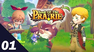 Gigantische Pflanzen und Knuffige Tiere erwarten uns  Song of the Prairie  Early Access  01 [upl. by Ramal]