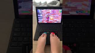 TOP 1 AVEC LES PIEDS fortnite humour shortsviral [upl. by Thorbert65]