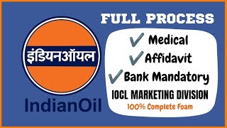 IOCL Apprentice Full Detail  Medical kaise karwaye Affidavit kaise banega Bank foam kaise bhrega [upl. by Anisor664]