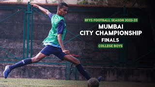 KC College vs Rizvi College  CB  Mumbai Finals 202223  RFYS [upl. by Eilloh570]