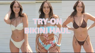 BIKINI TRYON HAUL  HIGHEND BIKINIS FOR SUMMER 2021 ft HEART OF SUN SWIMWEAR [upl. by Anerys]