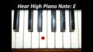 Hear Piano Note  High E [upl. by Lunsford284]