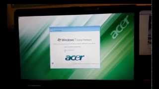 How to ║ Restore Reset a Acer Aspire to Factory Settings ║ Windows 7 [upl. by Ytrebil]