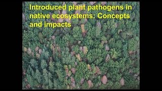 Introduced plant pathogens in native ecosystems Concepts and impacts [upl. by Dickerson]