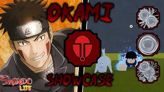 Shindo Life Okami Showcase [upl. by Benildas125]