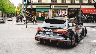 Jon Olsson’s Audi RS6 DTM – most sought after car in the history of Uber Stockholm [upl. by Ellimak]