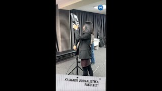 Xalqaro jurnalistika talabalari uzbekistan journalism students [upl. by Ainigriv]