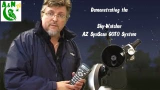 Demonstrating the Sky Watcher AZ SynScan GOTO System [upl. by Akemrehs]