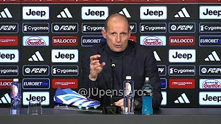 ALLEGRI post JuveFrosinone 40 conferenza stampa quotSu Milik Yildiz McKennie Chiesa e Giuntoliquot [upl. by Ardnaiek]