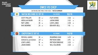 Dafen Welfare CC 1st XI v Chepstow CC 1st XI [upl. by Francie]