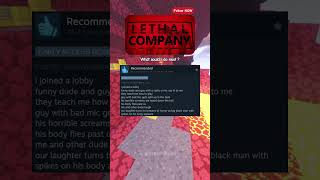 Lethal company  Steam Gold 💎 Steam Gamememes Funny Pcgames Gamers Lethalcompany [upl. by Deane]