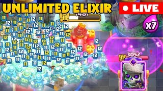 Clash Royale Live 🔴  Legendarays Infinite Elixir Challenge  Clashroyale Gameplay Live [upl. by Eerahc]