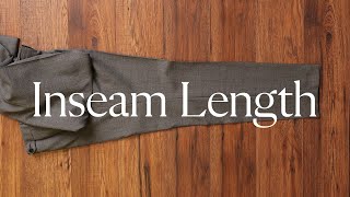 How To Measure Your Dress Pant Inseam Length [upl. by Assilev]