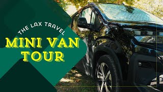 MINI VAN TOUR  Peugeot Rifter 2024  The Lax Travel [upl. by Ynamrej411]