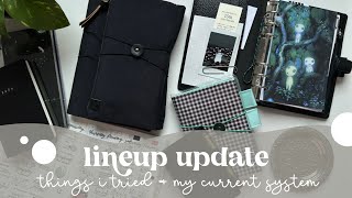 lets talk about notebooks • my current system  what didnt work  planner amp journal lineup update [upl. by O'Malley]