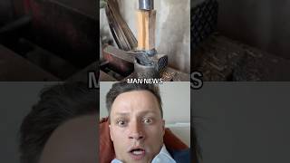 Hydraulic Press Fits Shaft Into Hammer  Man News via usernje8qd3aa0tt hammer sus hydraulic [upl. by Creighton47]