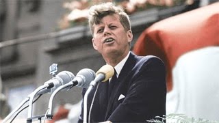 KENNEDY  proslov v Berlíně quotIch bin ein Berlinerquot  1963 [upl. by Eadas]