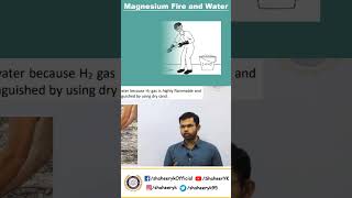 Magnesium Fire and Water  Electrochemistry  ykSIr shorts [upl. by Osnohpla]