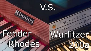 Which sounds the best Fender Rhodes Vs Wurlitzer [upl. by Hannie]