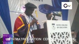 6TH MATRICULATION CEREMONY OF ACCRA COLLEGE EDUCATIONPROFSAMUEL AWÌNKENE ATINTONO [upl. by Teodora]