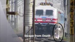 DEATH ESCAPE  160 KMPH  12050 GATIMAAN EXPRESS  FASTEST TRAIN OF INDIA [upl. by Oned]