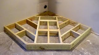 How to Build a Wood Stove Hearth  Framing a Hearth [upl. by Yelik]