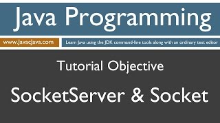 Learn Java Programming  SocketServer and Socket Class Introduction [upl. by Eeimaj]