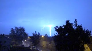 Blitze in Zeitlupe amp Uncut Version im Zeitraffer  Unwetter am 16072024 [upl. by Anthony]