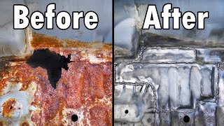 How to PROPERLY Repair a Rust Hole in your Car or Truck DIY for Beginners [upl. by Sumerlin]