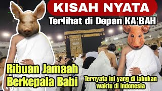 KISAH NYATA DI DEPAN KABAH SEORANG AJUDAN MELIHAT SEMUA JAMAAH BERKEPALA BABI apa yang ia lakukan [upl. by Alekat]