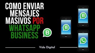 🚀💯 Como enviar mensajes masivos por WhatsApp Business ✅️✅️ [upl. by Nwahsed]