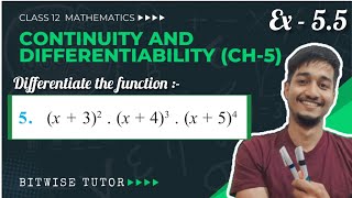 Class 12 Ex 55 Q5 Maths  Ex 55 class 12 maths q5  Question 5 exercise 55 Class 12 [upl. by Honna]